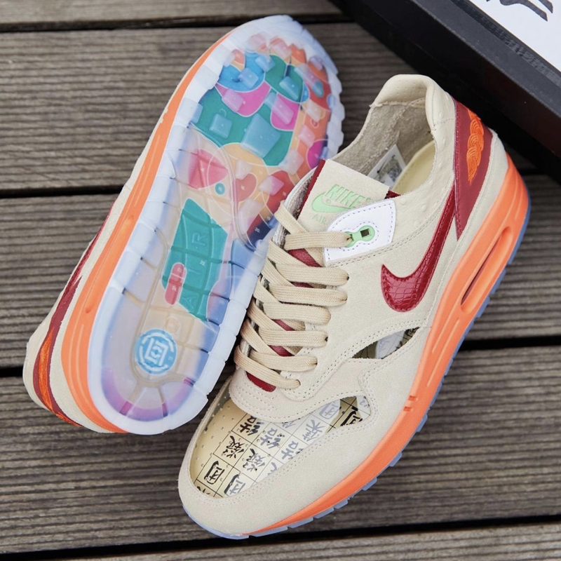 nike/耐克 clot x nike air max 1 死亡之吻 2021复刻 陈冠希 联名 dd