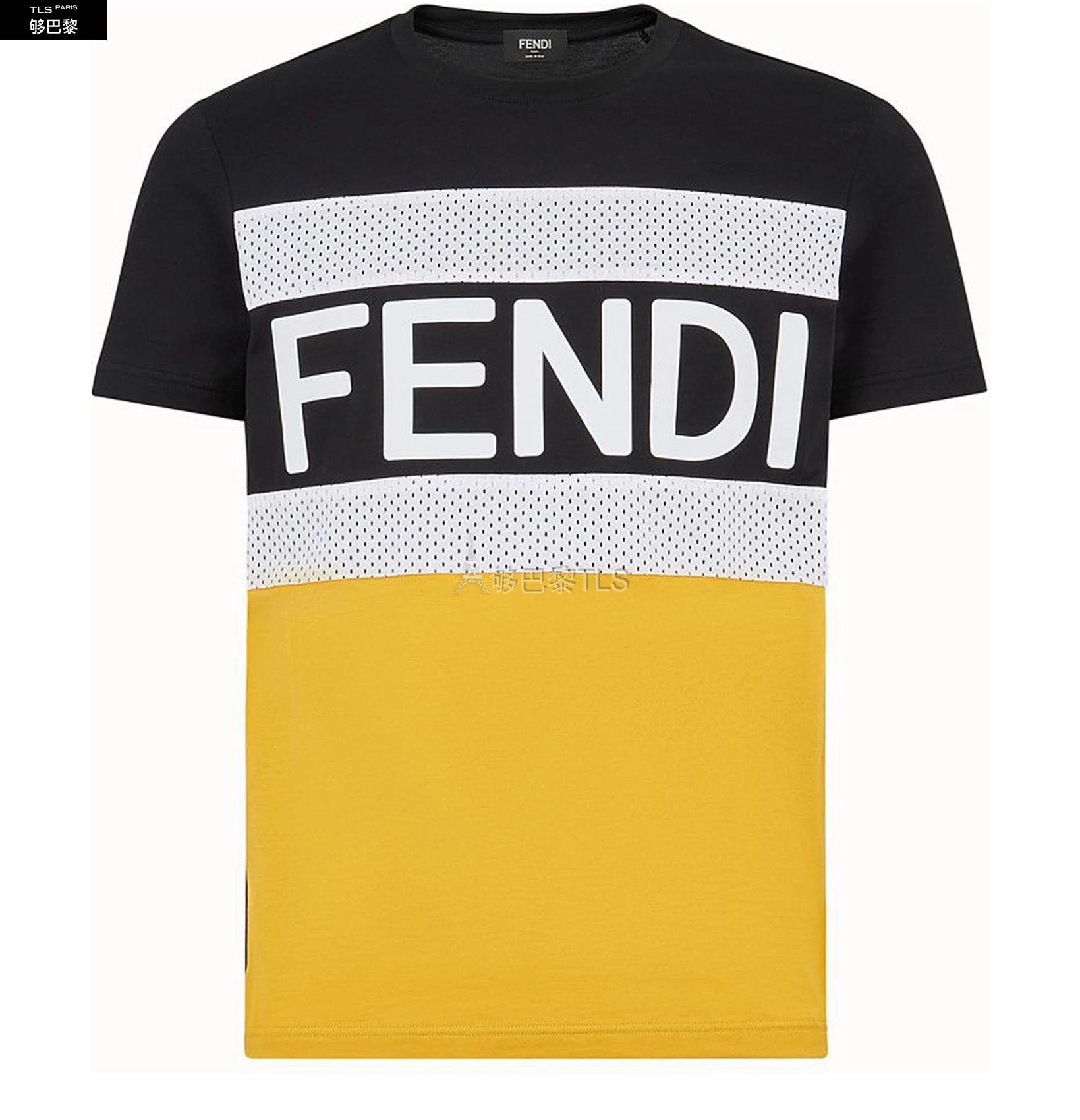 【包邮包税】 fendi芬迪 21年春夏 男士 短袖t恤 t恤 fen797stmul预定