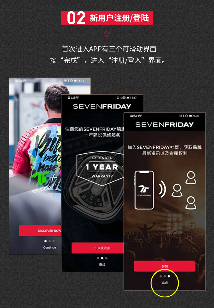 【买赠防水背包】sevenfriday/sevenfriday 飞行元素登向快乐寺库限量款自动机械表S1-03 灰色