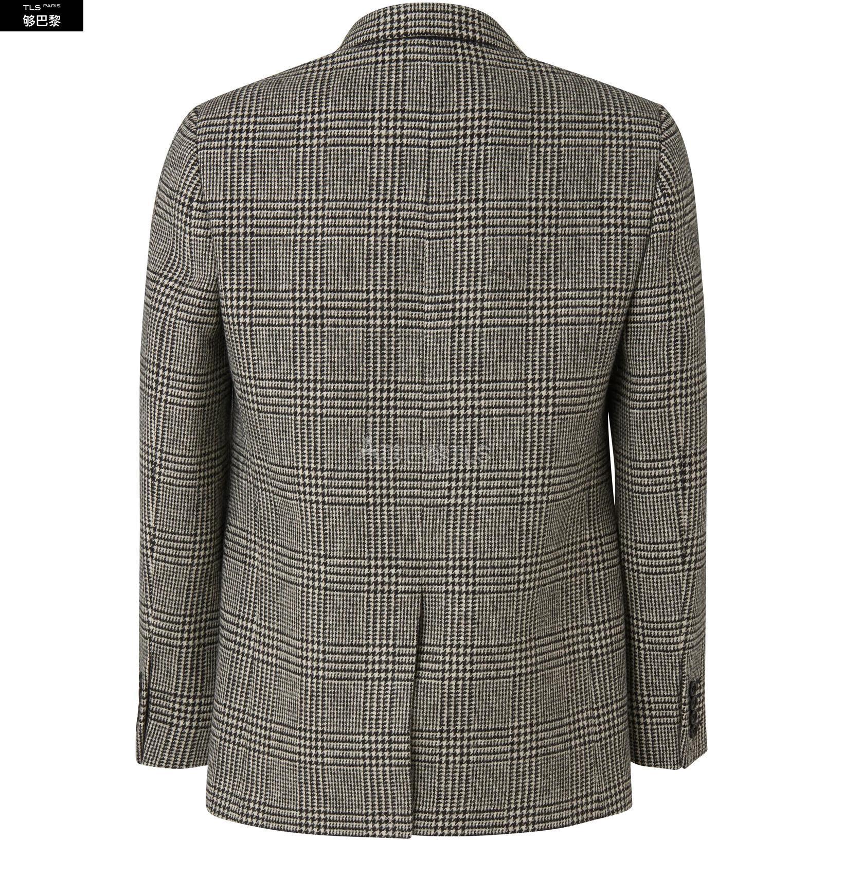 【包邮包税】 celine赛琳思琳 21年春夏 男士 大衣 威尔士格纹夹克