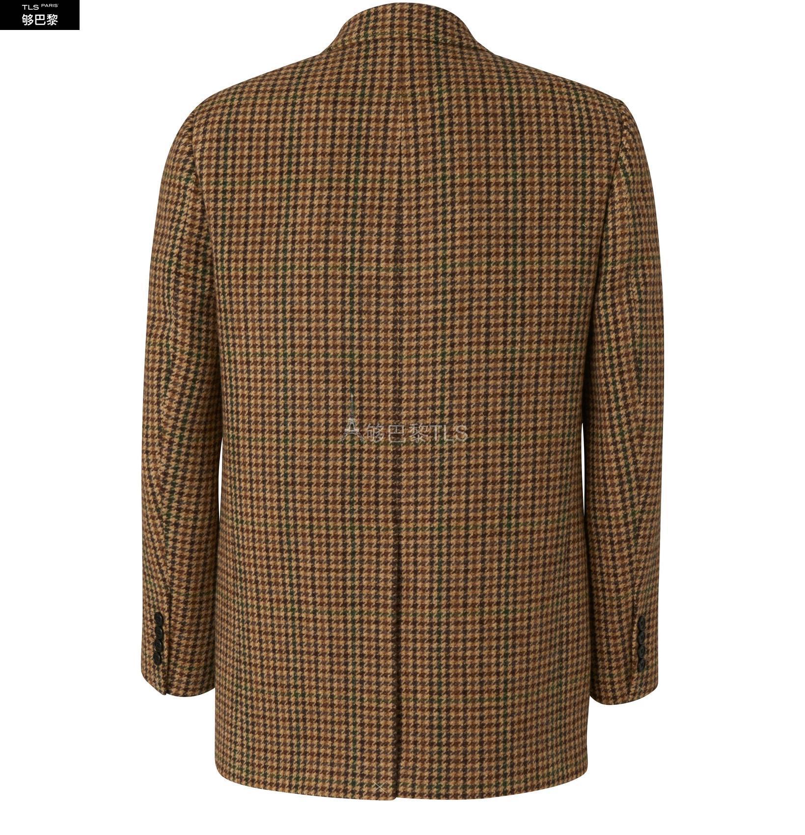 【包邮包税】 celine赛琳思琳 21年春夏 男士 大衣 london 方格羊毛