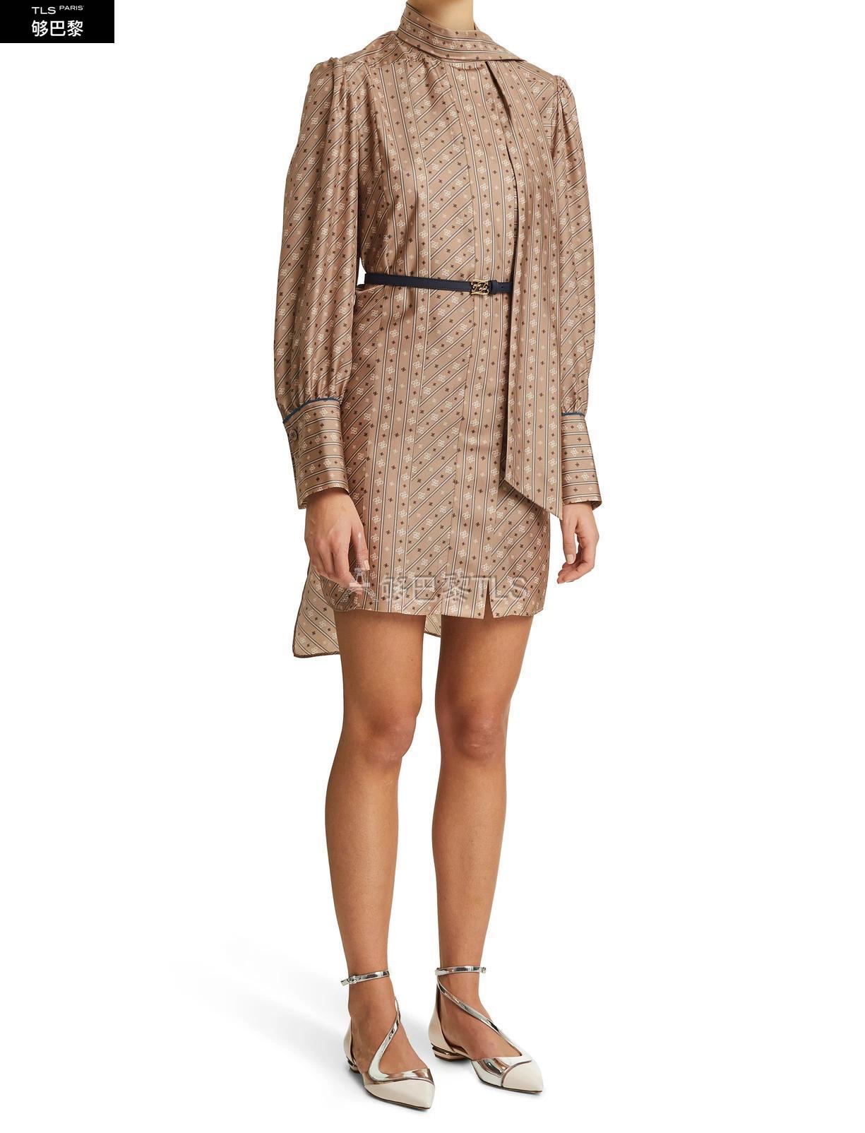 【包邮包税】 fendi芬迪 21年春夏 女士 连衣裙 abito regimental