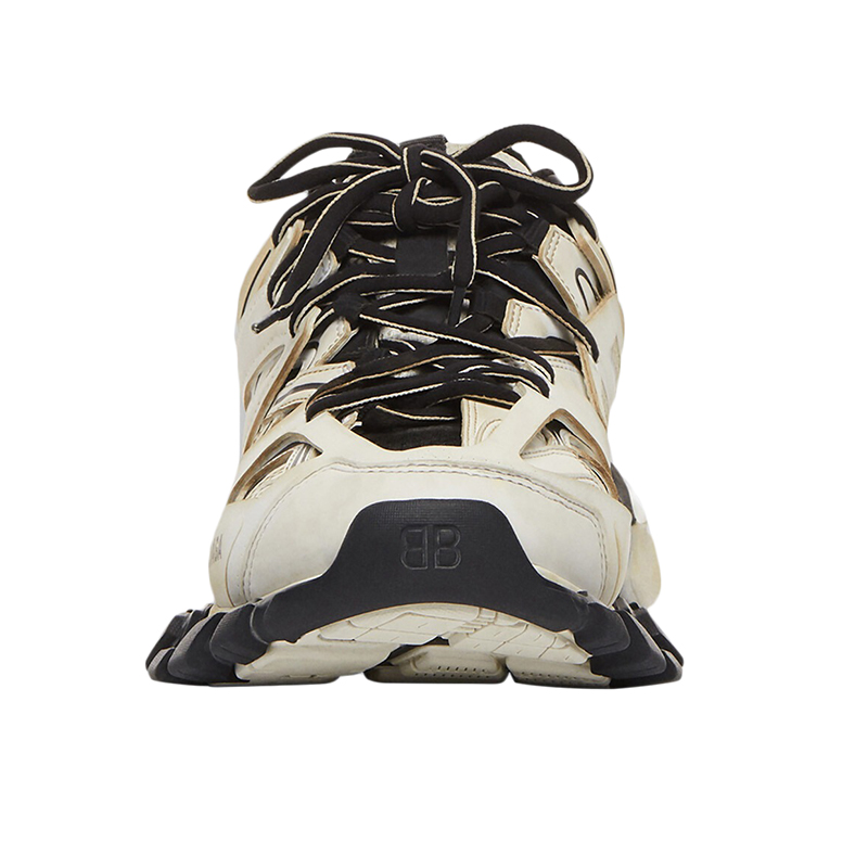 【包税】balenciaga/巴黎世家 2021年新款 女士黑白网眼和尼龙track