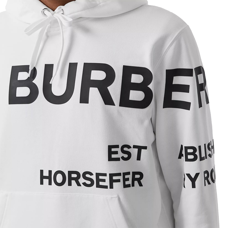 【包税】burberry/博柏利 21新款海洋颂歌系列男士horseferry印花白色