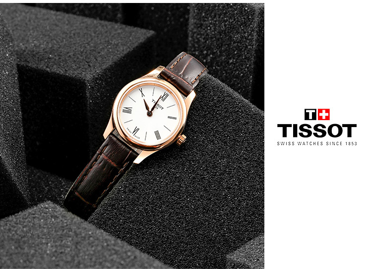 TISSOT/天梭 俊雅系列小巧表盘女士石英手表T0630093601800