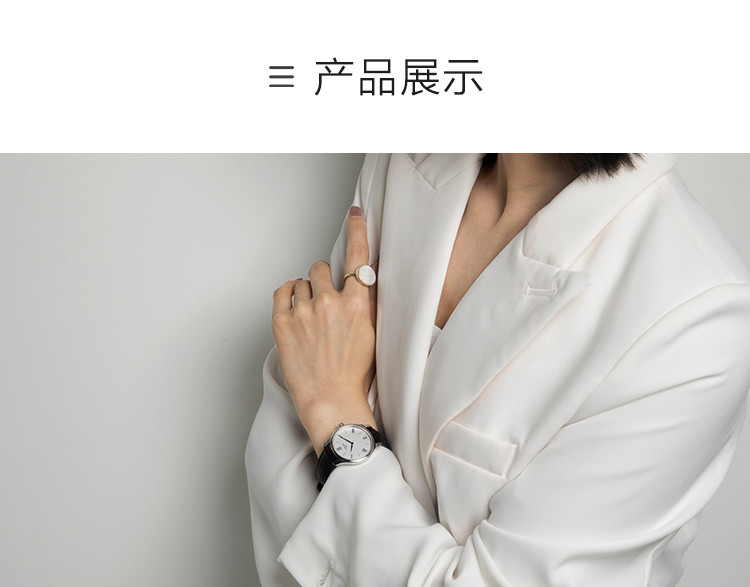 TISSOT/天梭 俊雅系列 简单素雅表盘 搭配舒适皮带 石英女表