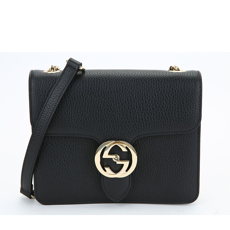 gucci/古驰 荔枝纹链条包皮质单肩包510304 (ab级)背面明显磨损【大陆