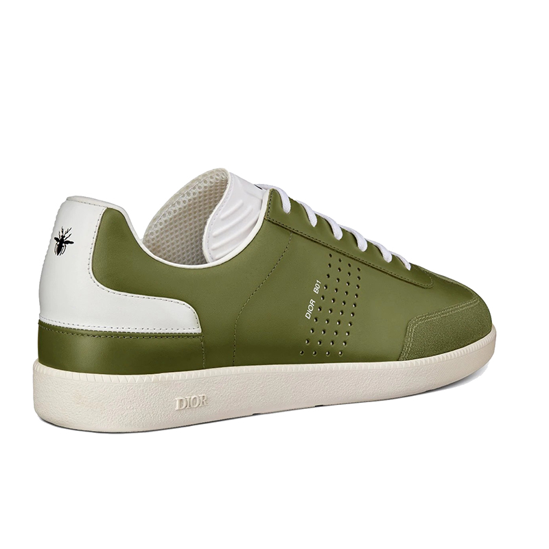 【包税】dior/迪奥 2021年新款 b01系列 男士卡其色绒面革小牛皮运动