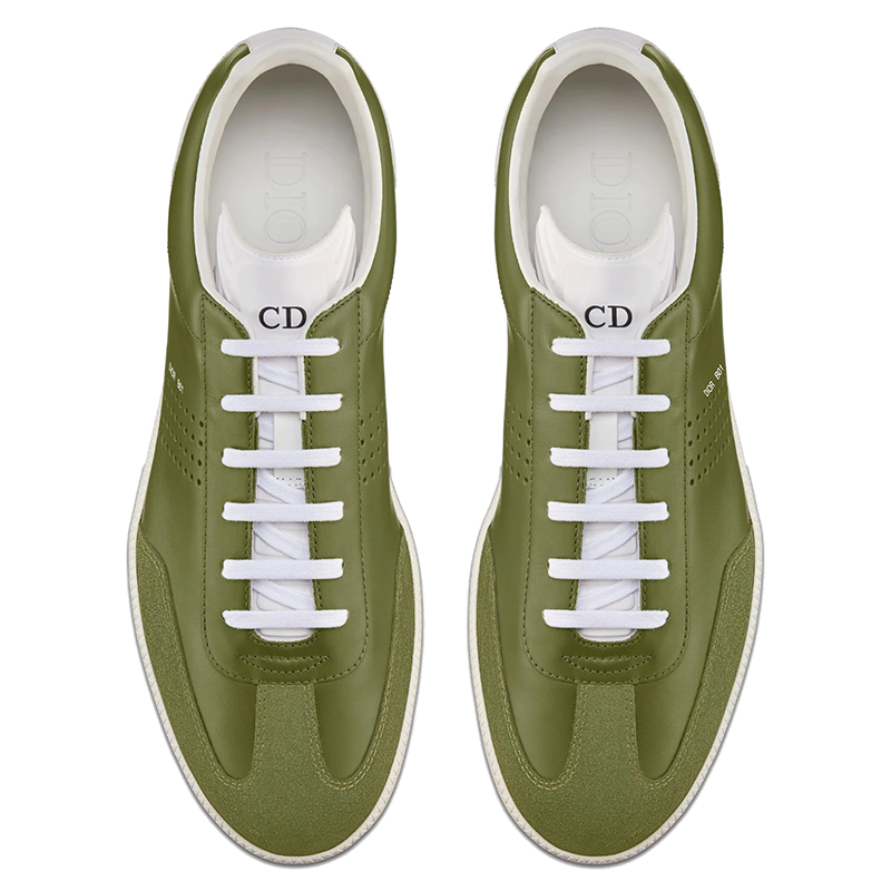 【包税】dior/迪奥 2021年新款 b01系列 男士卡其色绒面革小牛皮运动