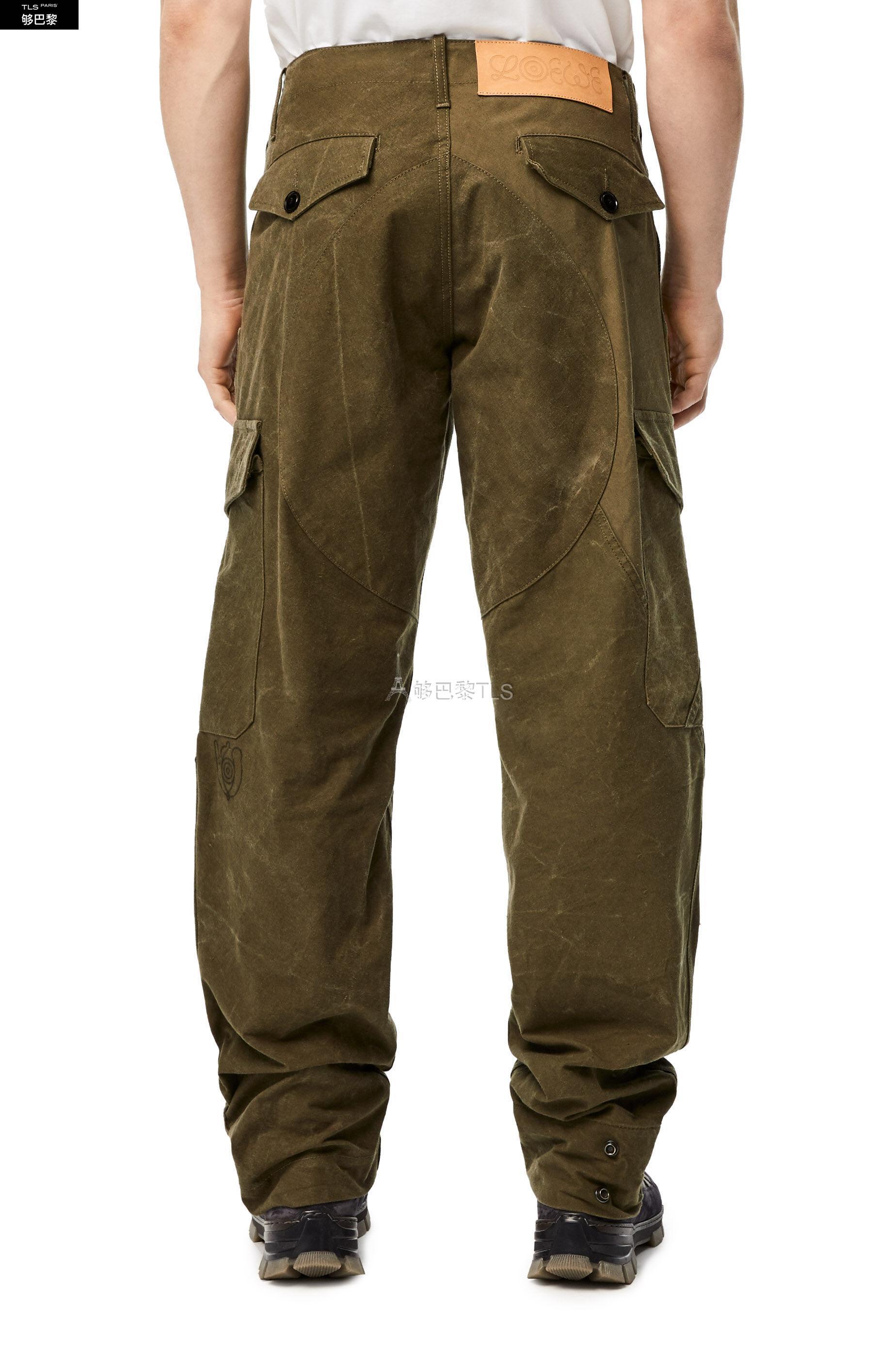 【包邮包税】 loewe罗意威 21年春夏 男士 短裤 *用帐篷工装长裤 h6