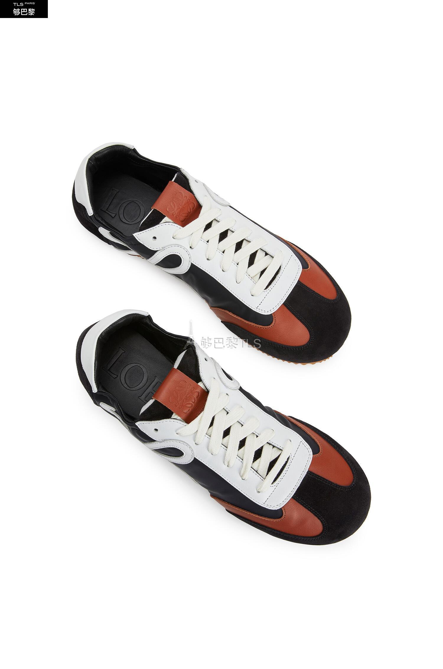 【包邮包税】 loewe罗意威 21年春夏 男士 休闲运动鞋 尼龙和牛皮革