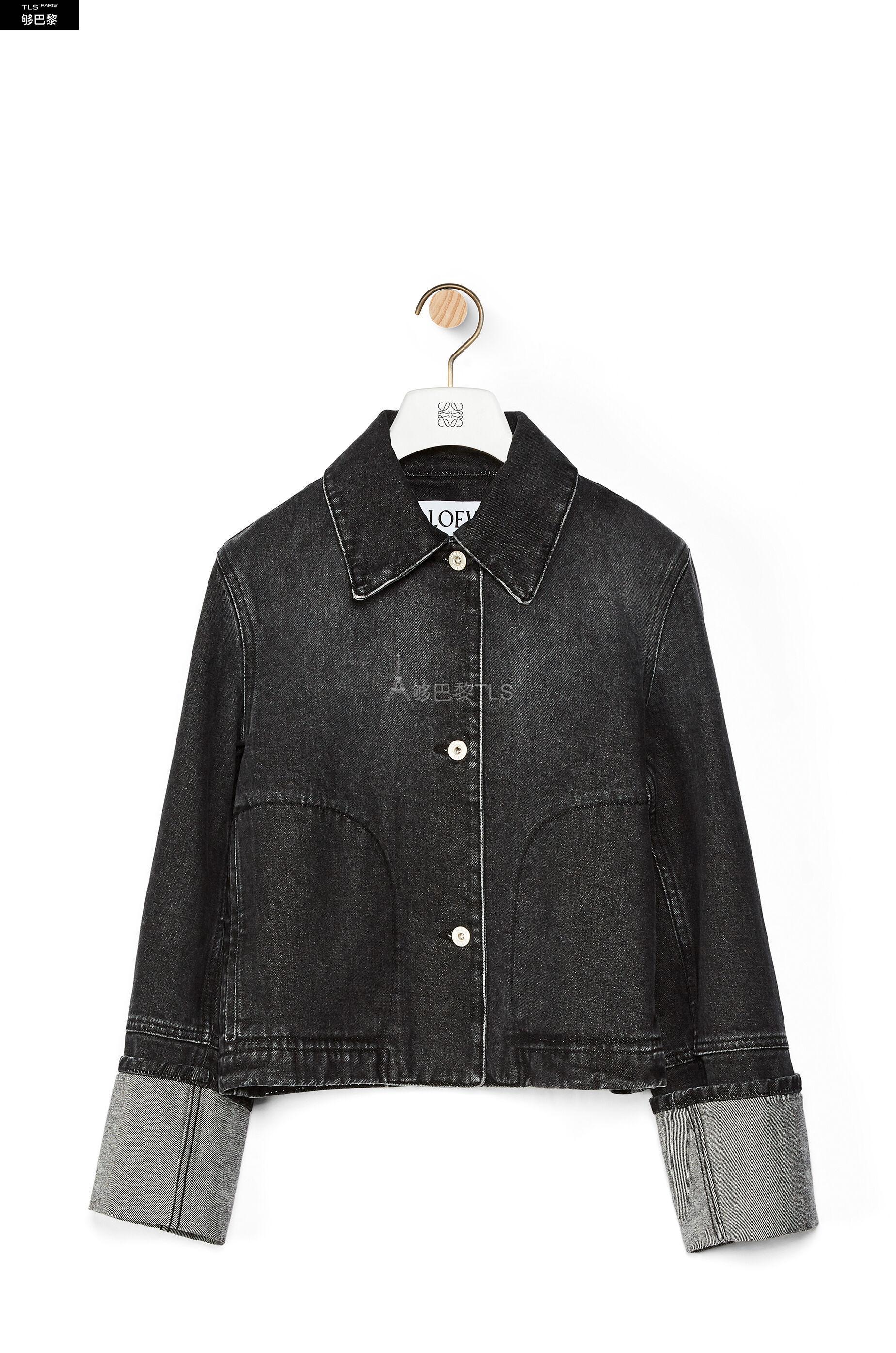 【包邮包税】 loewe罗意威 21年春夏 女士 夹克 牛仔纽扣夹克 s359330