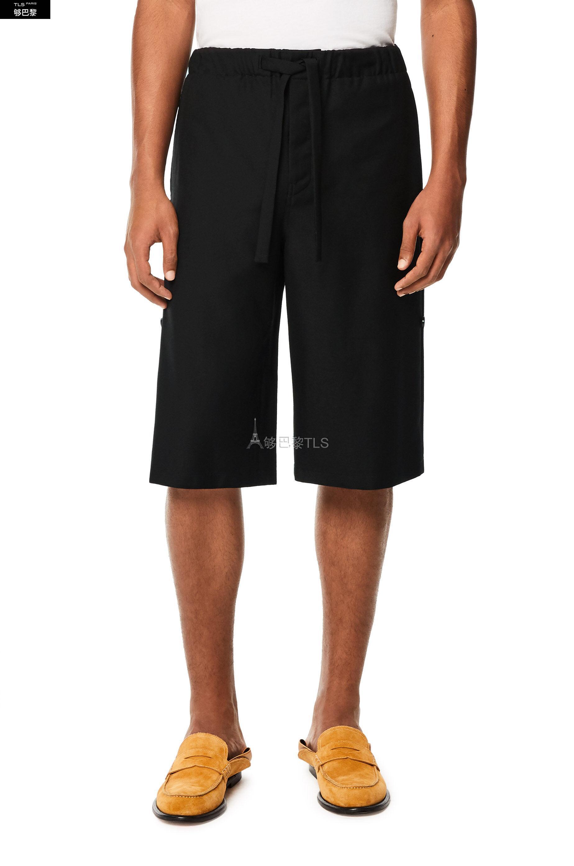【包邮包税】 loewe罗意威 21年春夏 男士 短裤 羊毛量身定制短裤 h5