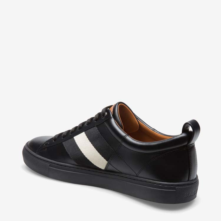 【包邮包税】 bally/巴利 男鞋 男士 黑色皮质 休