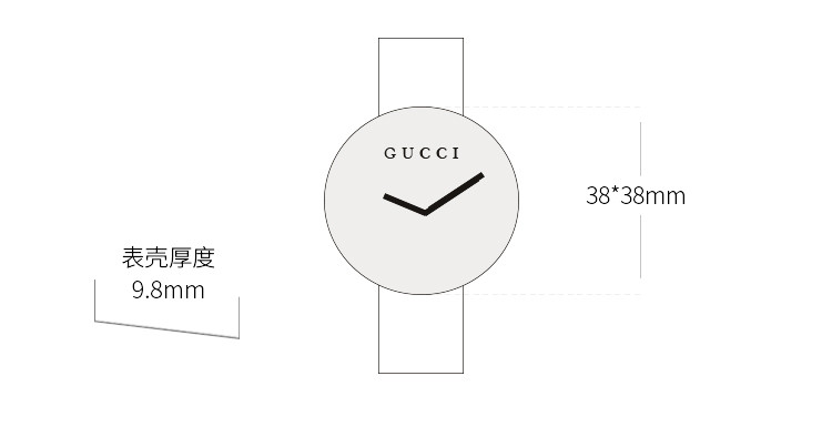 GUCCI/古驰 G-Timeless系列 经典条纹蜜蜂图案石英表