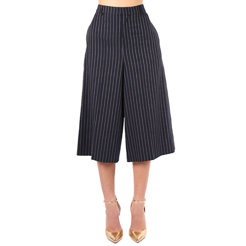 【包邮包税】celine/赛琳 思琳女装 时尚百搭 条纹 女士蓝色棉质休闲