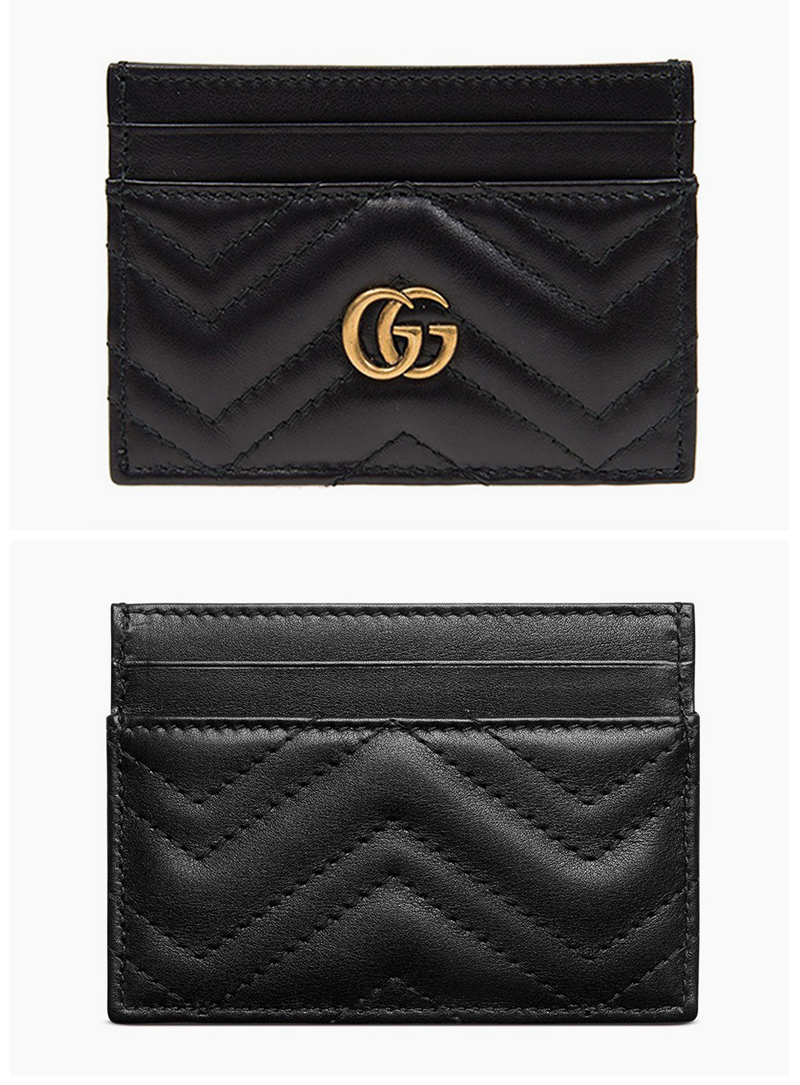 【gucci古驰 卡片夹】gucci/古驰 钱夹marmont系列 男女同款小号黑色