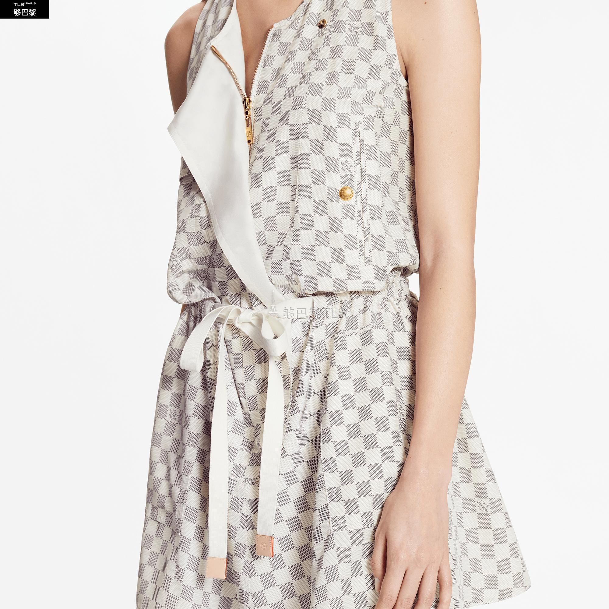 【包邮包税】 lv路易威登 21年春夏 女士 连衣裙 by the pool 腰部抽