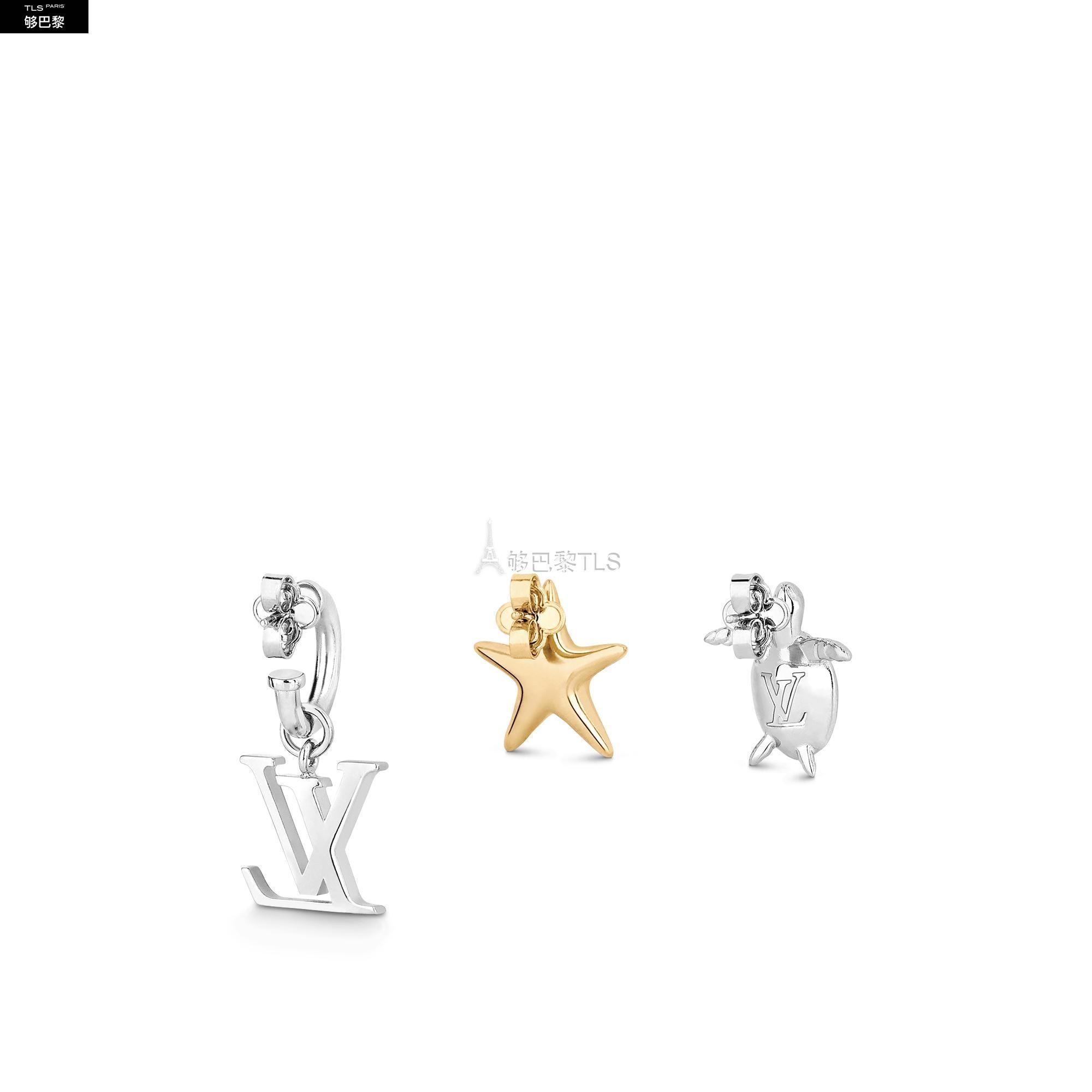 【包邮包税】 lv路易威登 21年春夏 男士 耳环 lv aquatics 耳环 m