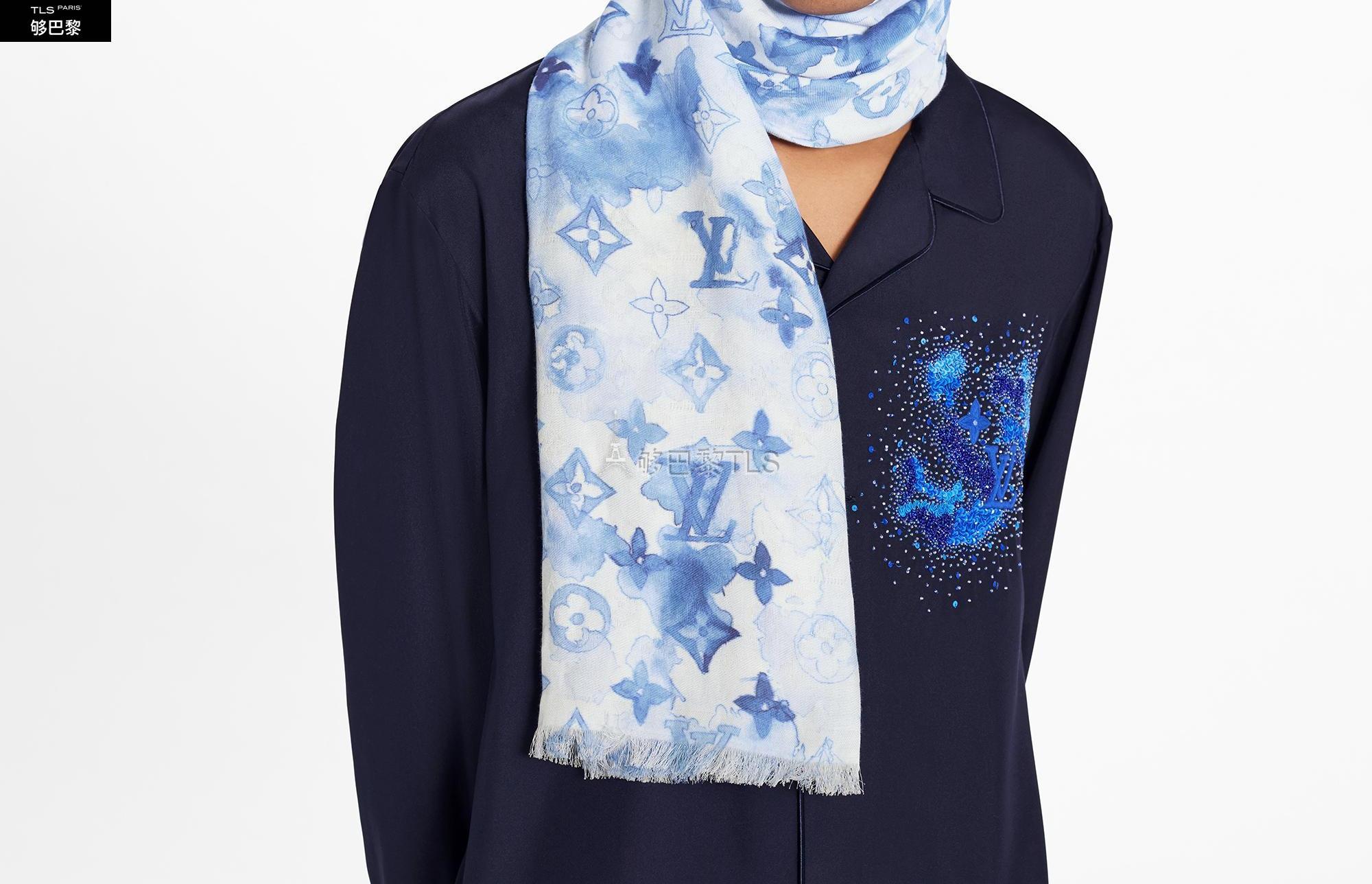 【包邮包税】 lv路易威登 21年春夏 男士 围巾 monogram essential