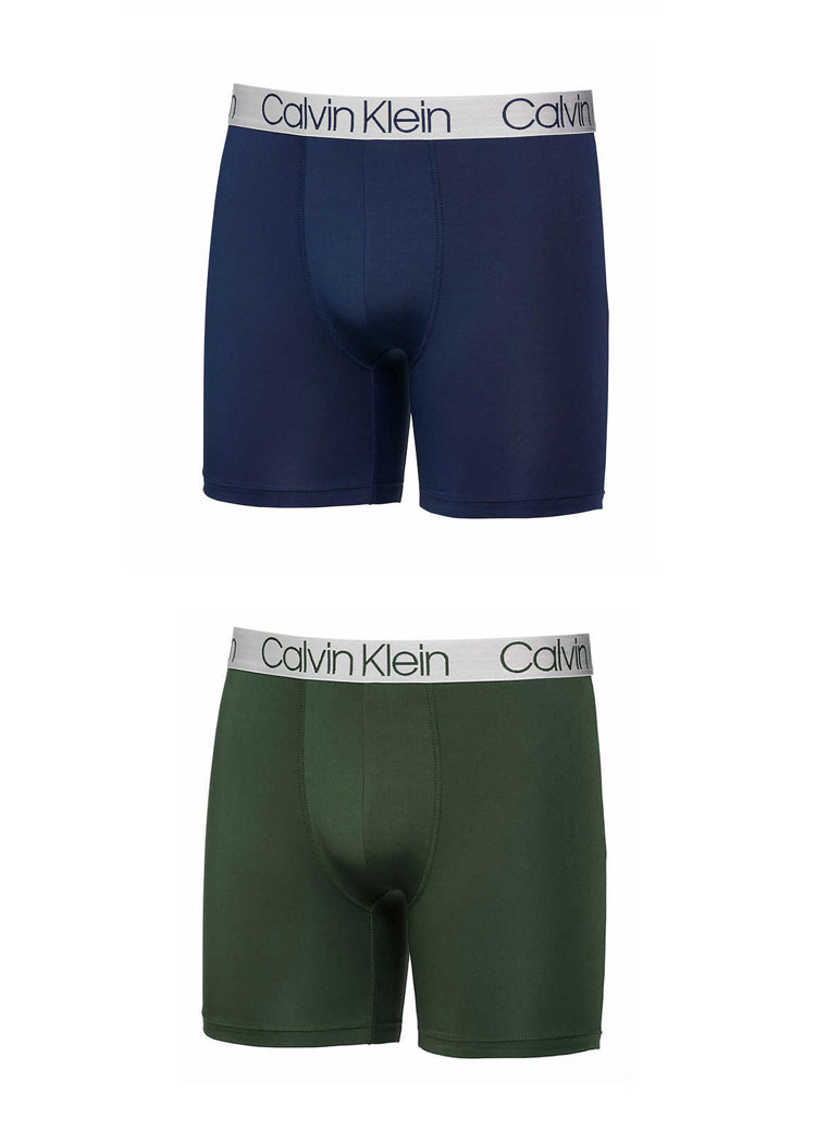 【三条装】Calvin Klein/卡尔文·克莱因 春夏款 男款 CK logo 舒适 弹力 平角 内裤 男士内裤 COS1428467