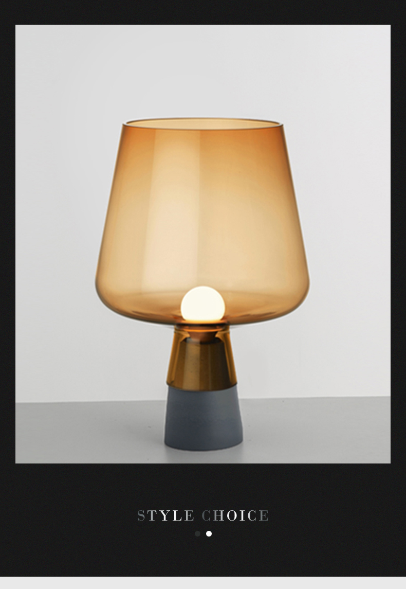 台灯暖光led 大理石玻璃 现代简约北欧风 客厅卧室书房阅读灯床头桌灯