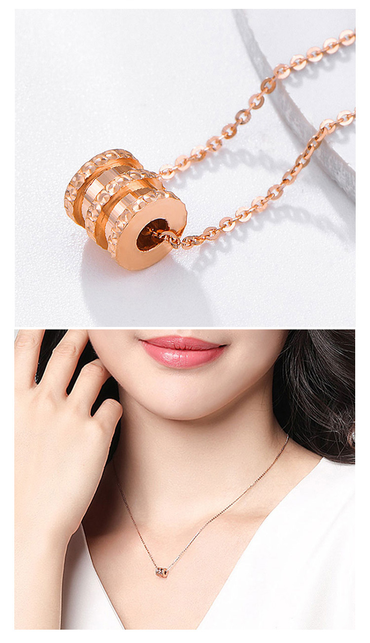 gzuan/古钻珠宝 小蛮腰 18k金小蛮腰女士项链套链锁骨链 d1817