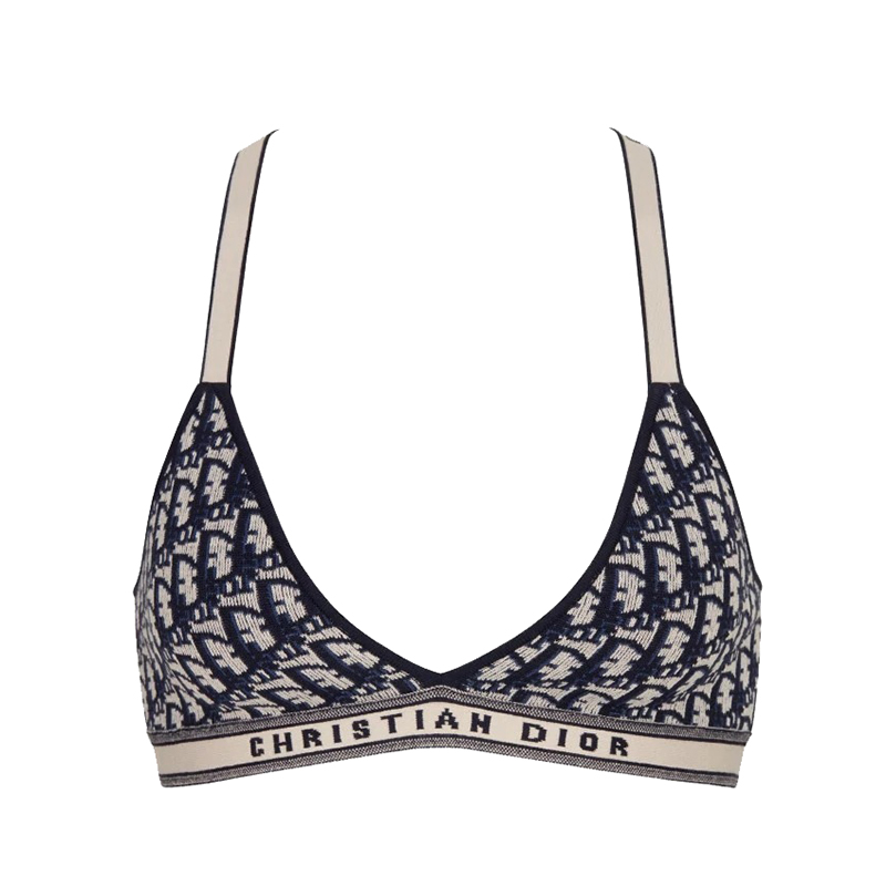 【包税】dior/迪奥 2021年新款 女士海军蓝和本色dior斜纹工业棉内搭