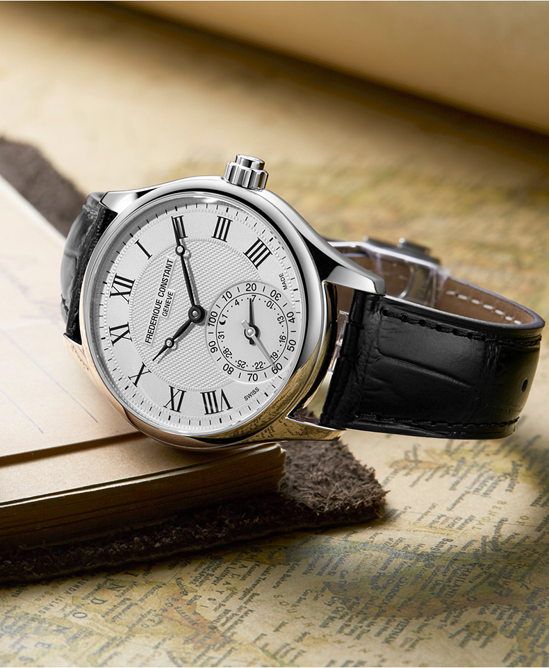 Frederique Constant/康斯登瑞士原装进口传统瑞士制智能腕表系列商务休闲蓝牙石英男表FC-285MC5B6