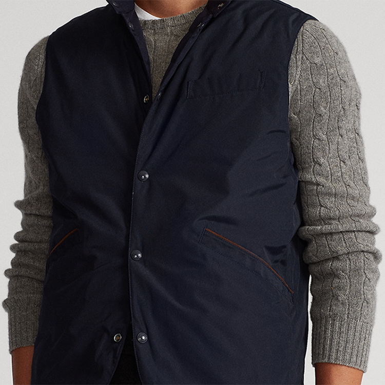 ralphlauren/拉夫劳伦poloralphlauren男装2021年春季两面穿羽绒马甲