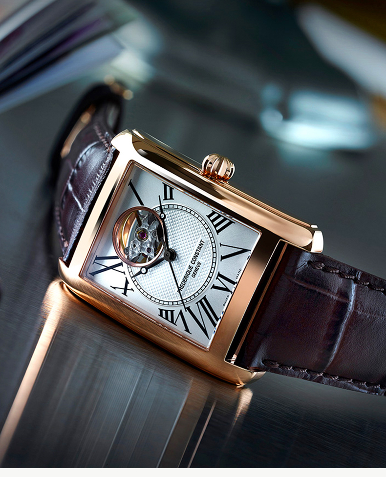 Frederique Constant/康斯登瑞士原装进口个性方盘时尚简约休闲背透自动机械男表FC-310MC4S34