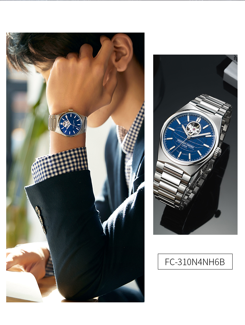 Frederique Constant/康斯登【官方正品】瑞士原装进口背透自动机械男表天文台认证FC-310V4NH4