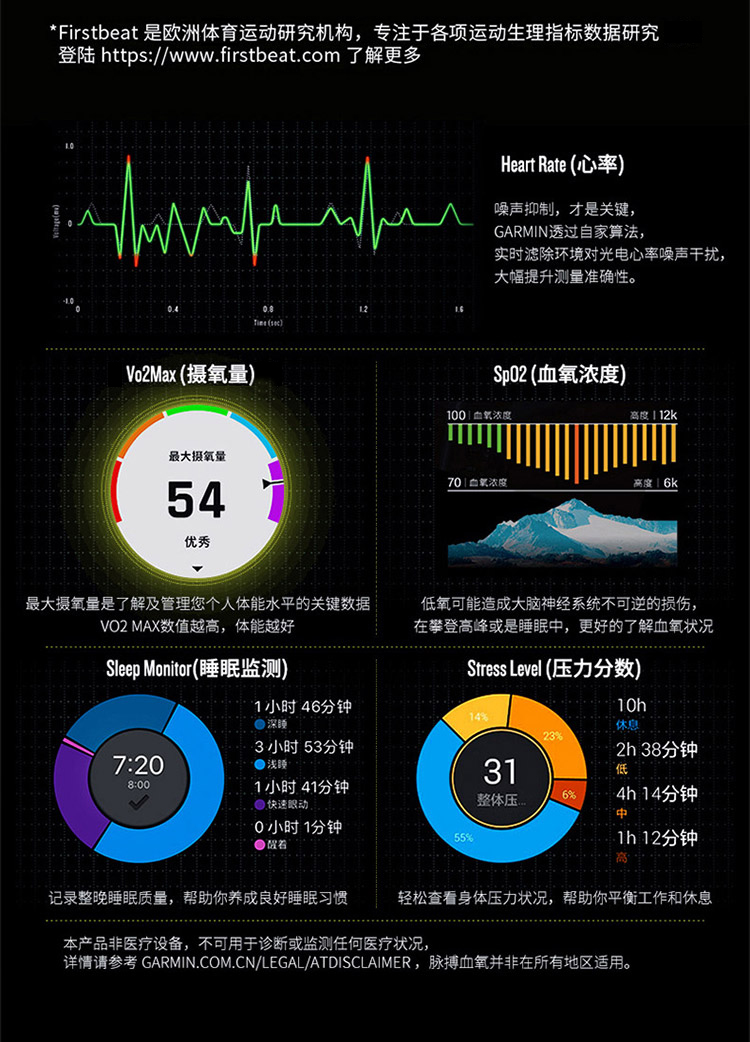 GARMIN/佳明Tactix Delta泰铁时蓝宝石镜面户外探险越野血氧运动手表三星定位隐蔽模式多功能战术腕表