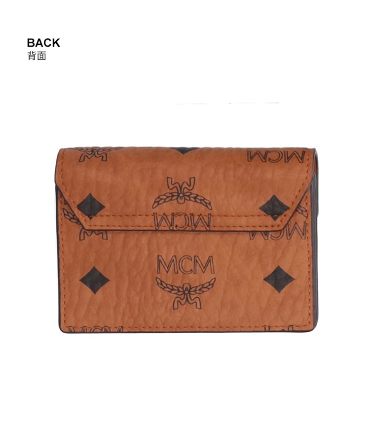 mcm/mcm 春夏新品 女士钱包经典干邑色方形卡包 mya aapa01