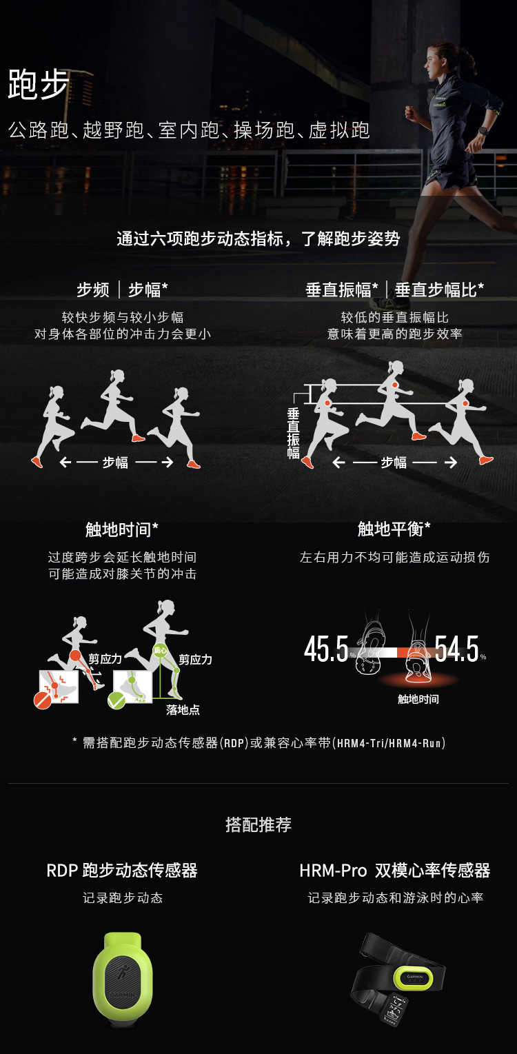 GARMIN/佳明 跑步手表Forerunner745铁人三项户外运动智能手表 男女心率 音乐支付高度计血氧脉搏腕表