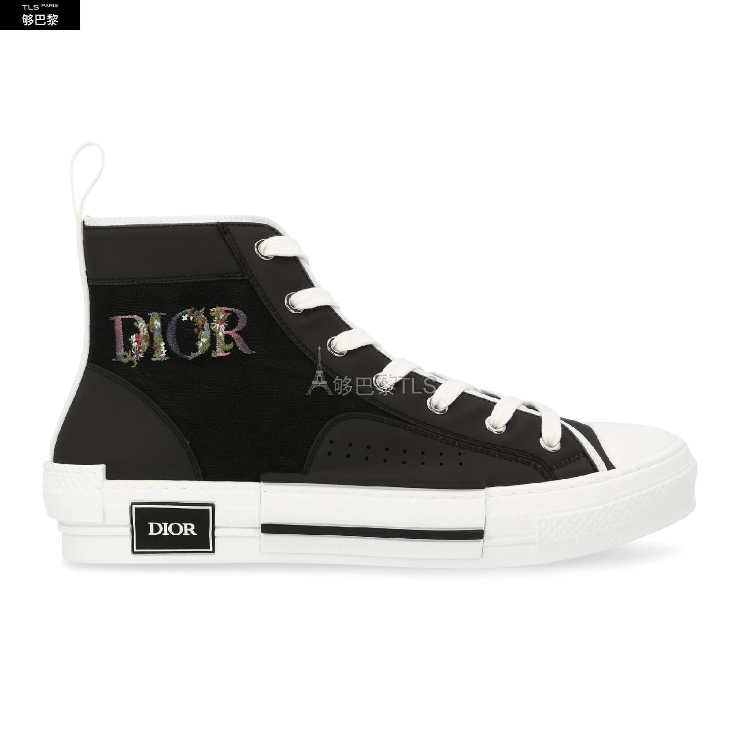 【包邮包税】 dior迪奥 21年春夏 男士 休闲运动鞋 b23花卉高帮篮球鞋