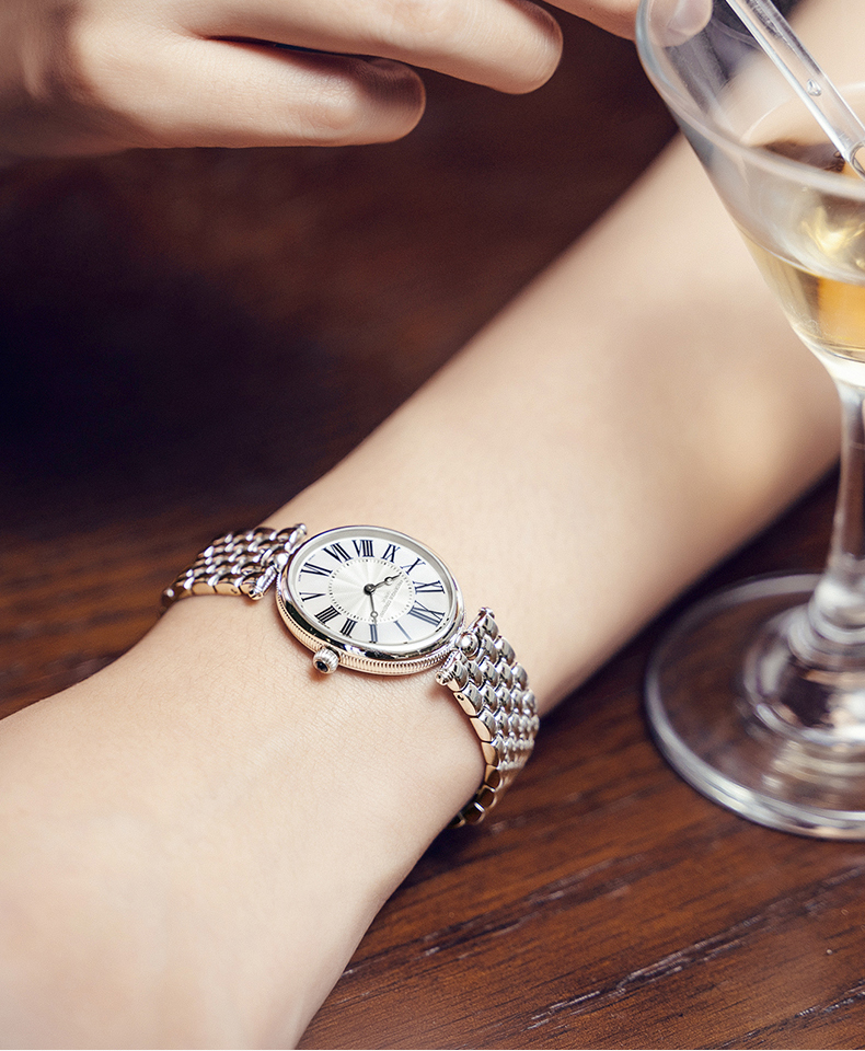 Frederique Constant/康斯登瑞士原装进口石英贝母女士腕表FC-200MPW2V6B椭圆形