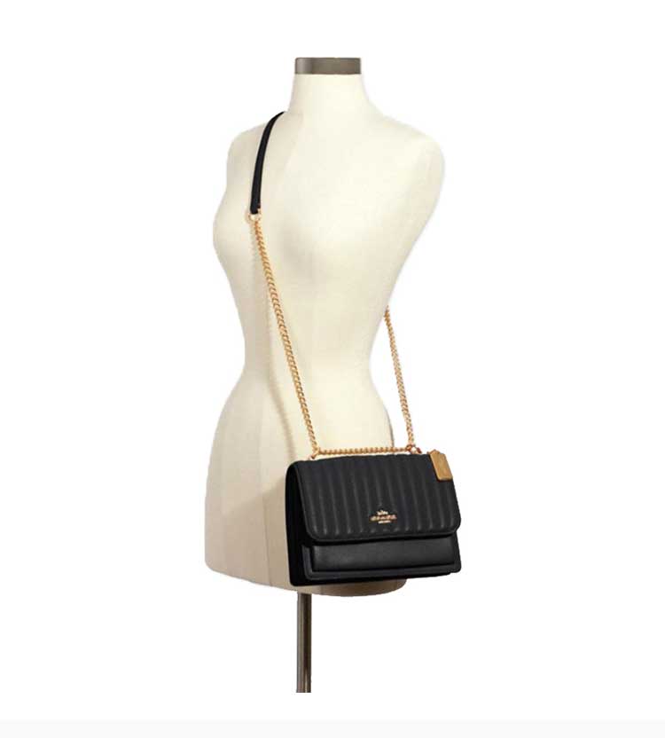 coach/蔻驰 klare系列 风琴包斜挎包 拼接蛇皮纹 2561