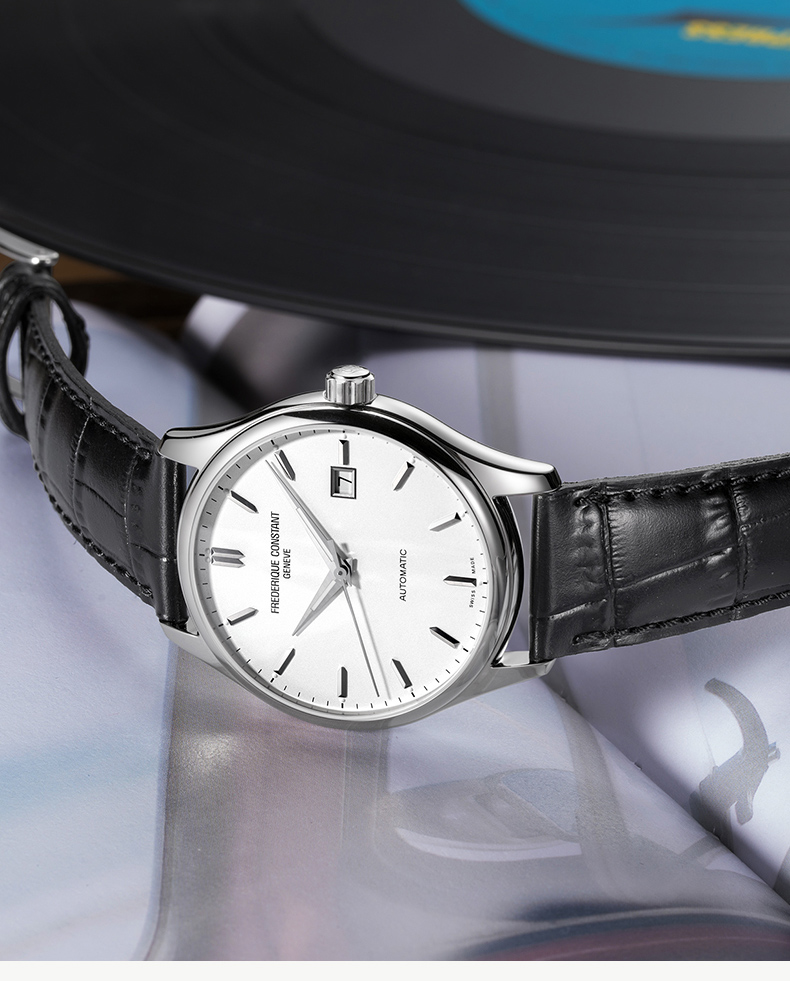 Frederique Constant/康斯登瑞士日内瓦原装进口商务休闲自动机械日历男表FC-303S5B6