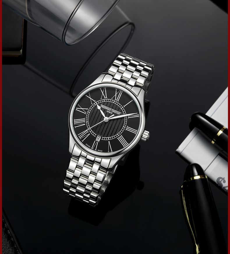 Frederique Constant/康斯登瑞士原装时尚简约自动机械钢带男表FC-303BR5B6B中国限定款