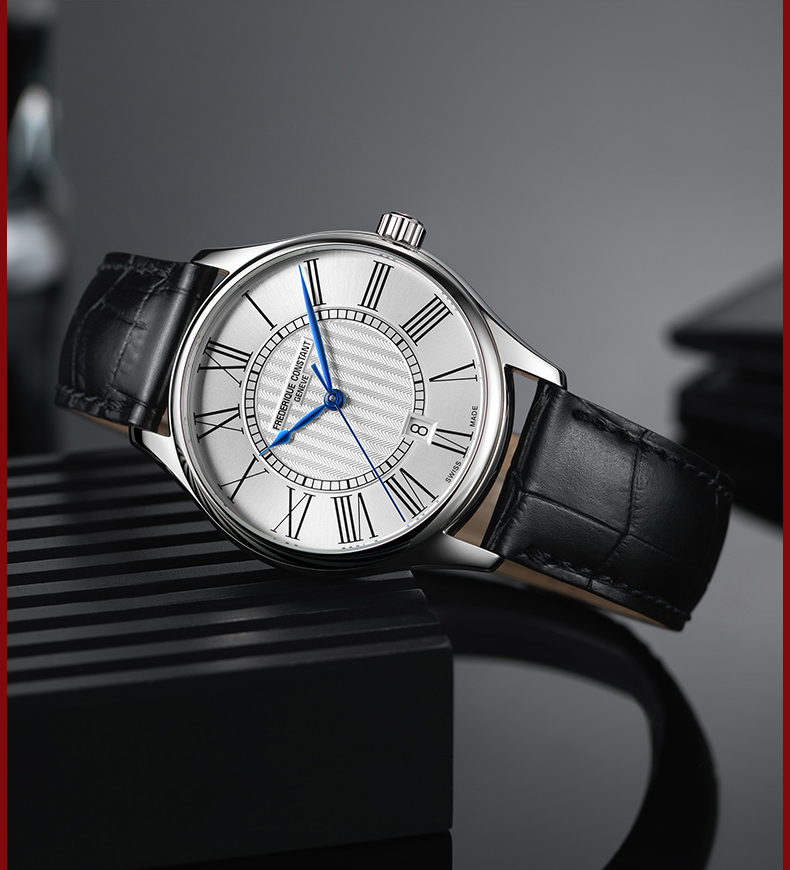 Frederique Constant/康斯登瑞士原装时尚简约自动机械皮带男表FC-303WRB5B6中国限定款