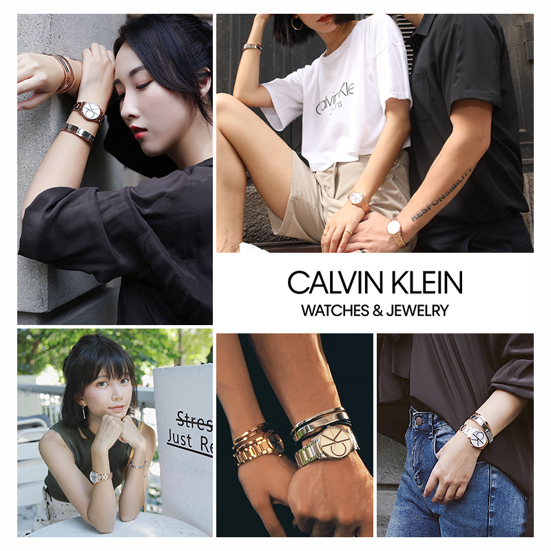 Calvin Klein/卡尔文·克莱因ck手表2020新品K4N23X41黑玫瑰简约瑞士女表