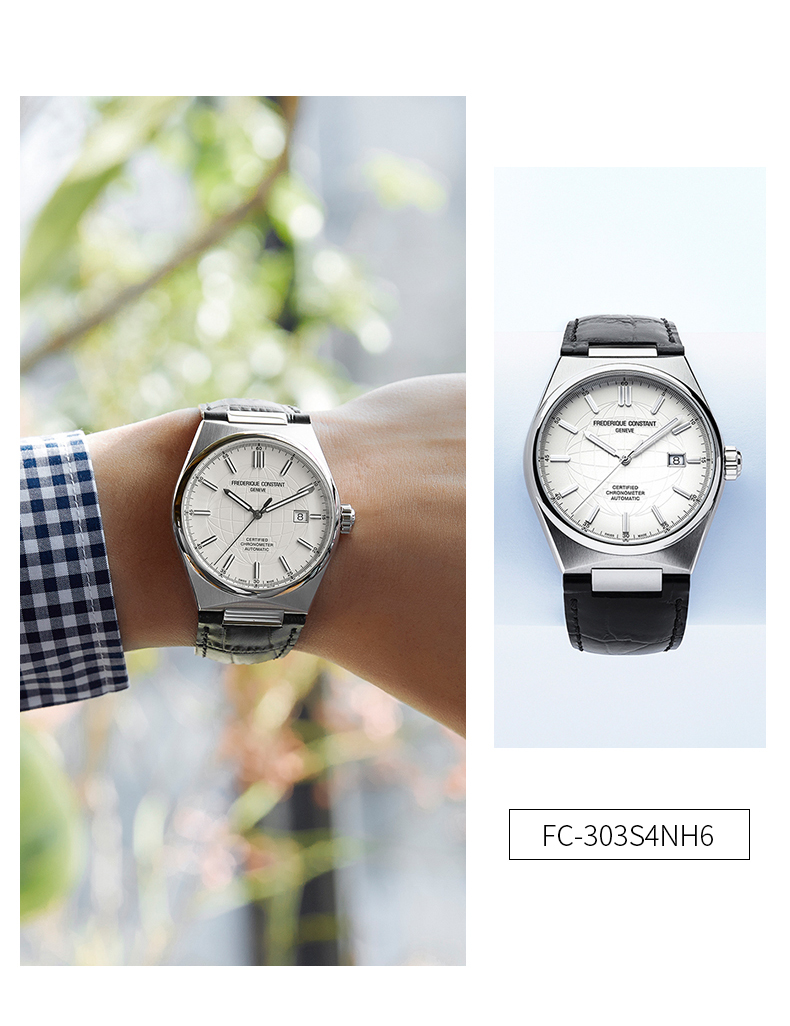 Frederique Constant/康斯登瑞士原装天文台认证背透自动机械男表FC-303S4NH6