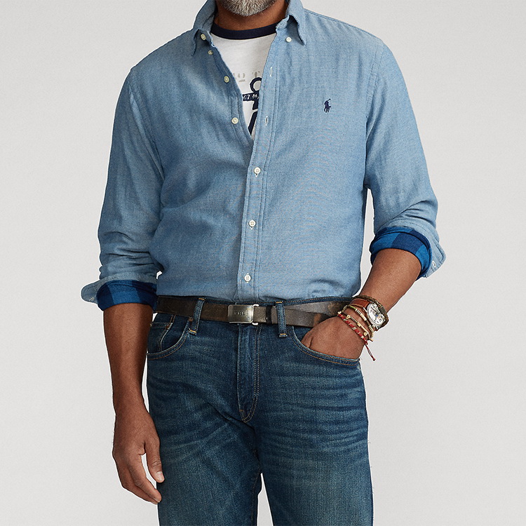ralphlauren/拉夫劳伦poloralphlauren男装21年春经典版型青年布衬衫