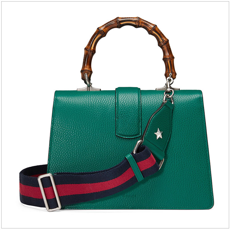 gucci/古驰女士牛皮竹节手柄手提包448075-caohn-8979