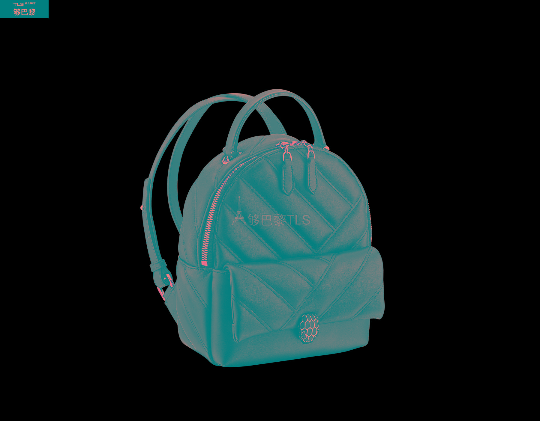 【包邮包税】 bvlgari宝格丽 21年春夏 女士 双肩包 serpenti