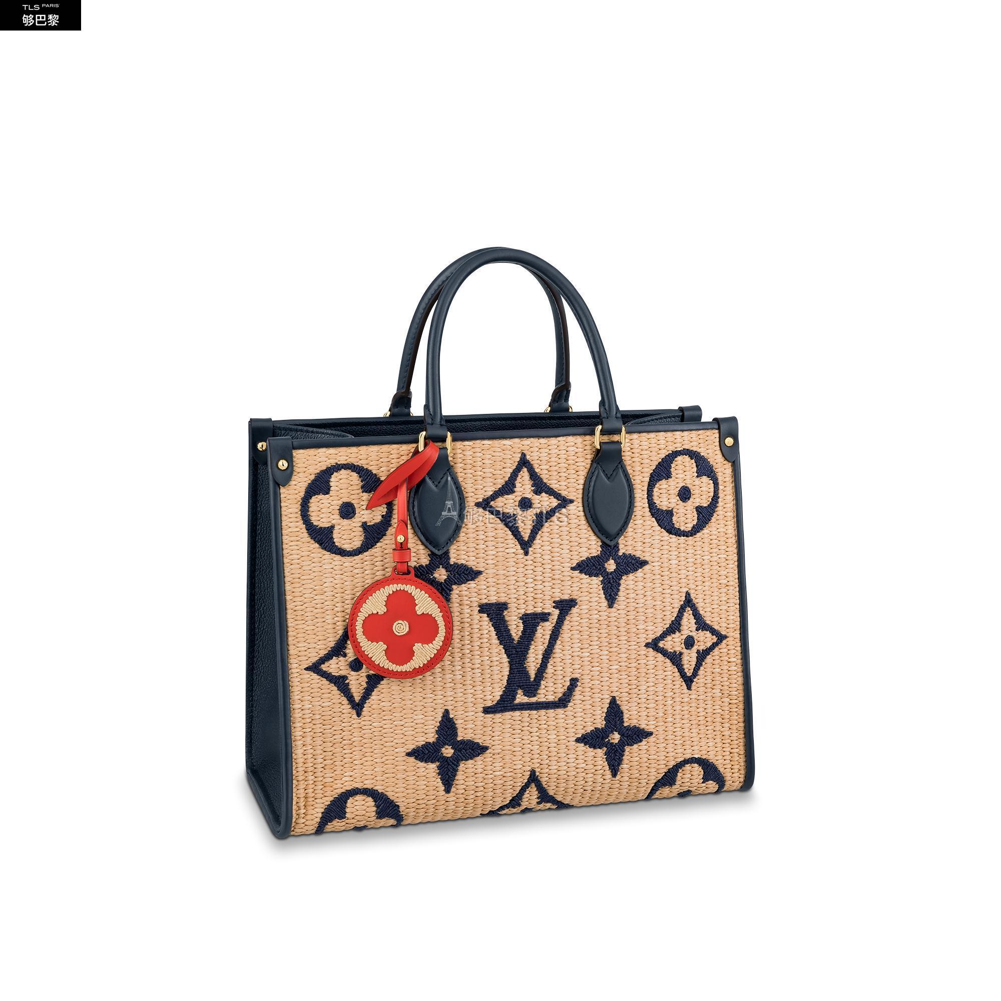 【包邮包税】 lv路易威登 21年春夏 女士 手提包 onthego 中号手袋 m5