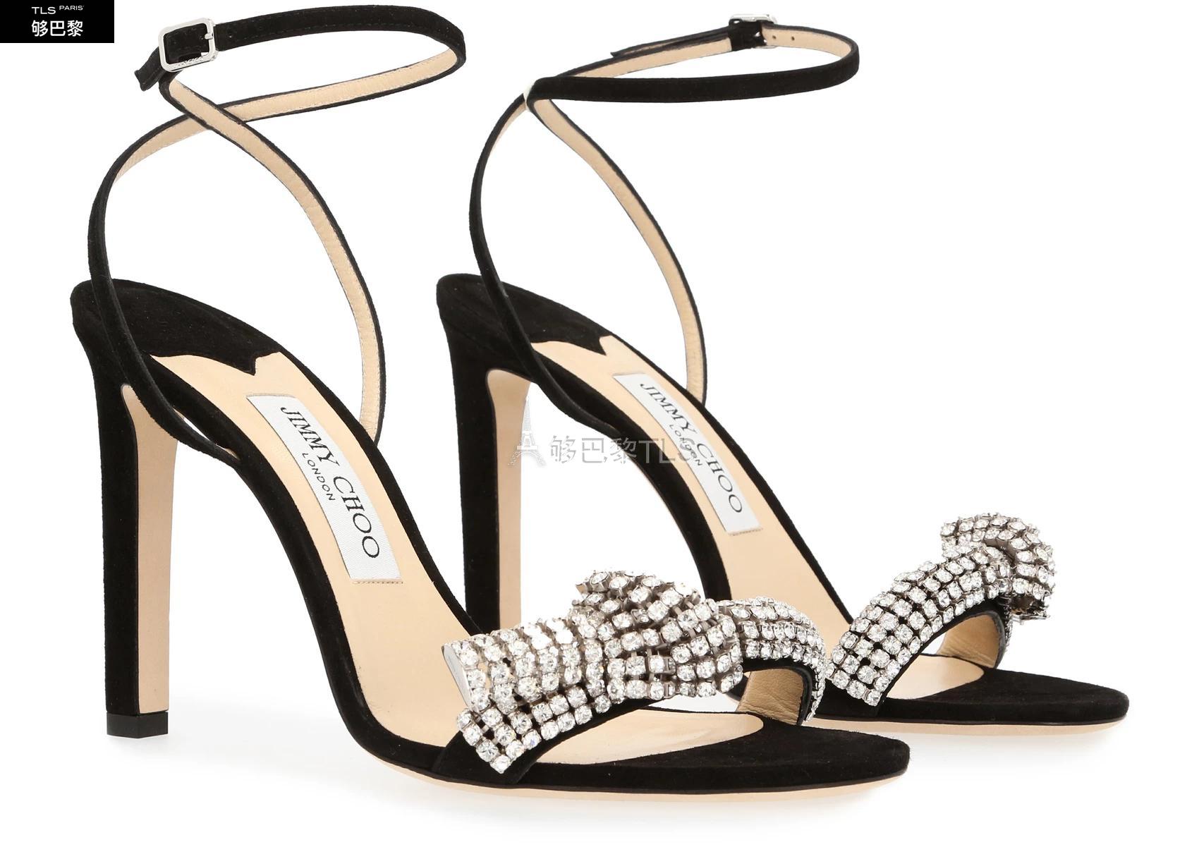 【包邮包税】 jimmy choo 21年春夏 女士 高跟凉鞋 thyra 100 凉鞋