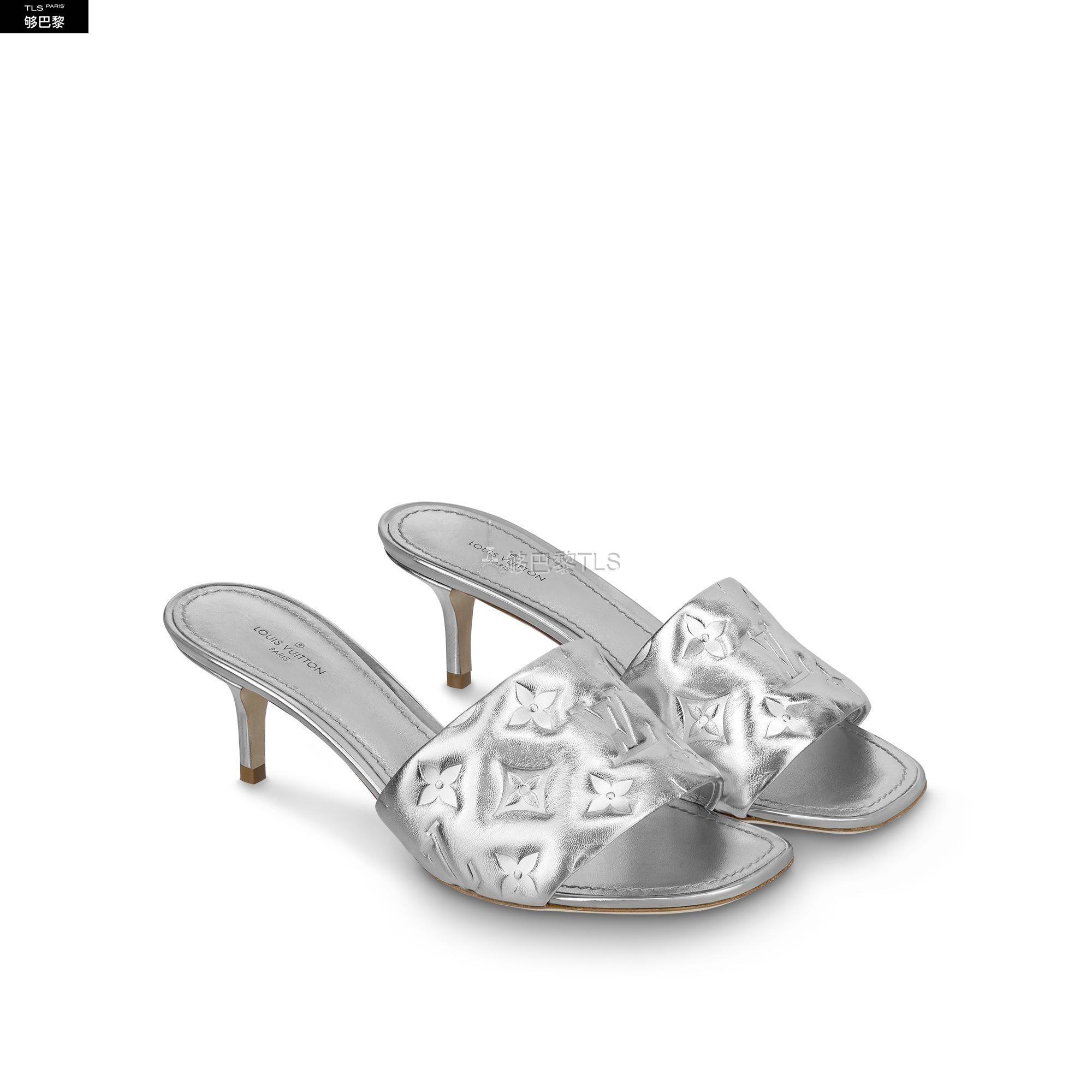 【包邮包税】 lv路易威登 21年春夏 女士 中跟凉鞋 mule revival 1a8