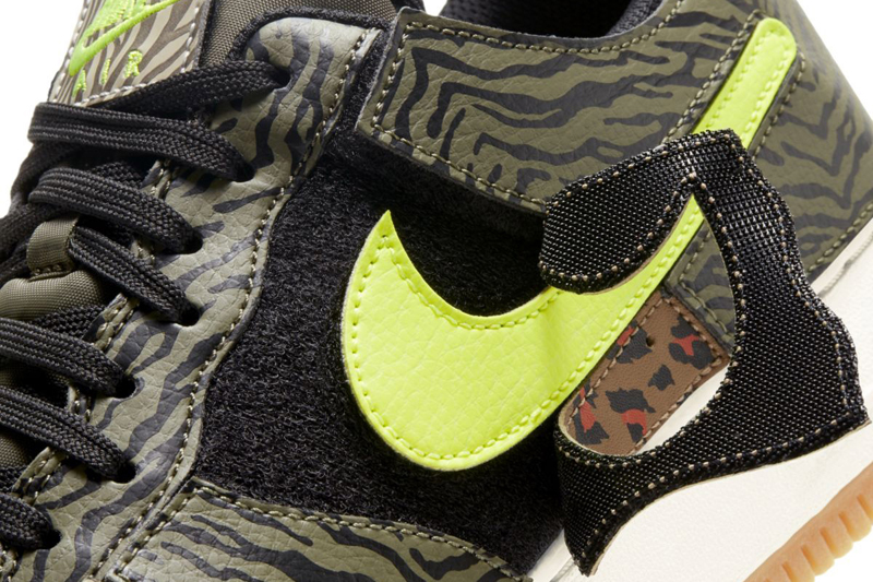 nike/耐克 air force 1 low 男女同款 2021新品 af1 动物园 棕绿 魔术